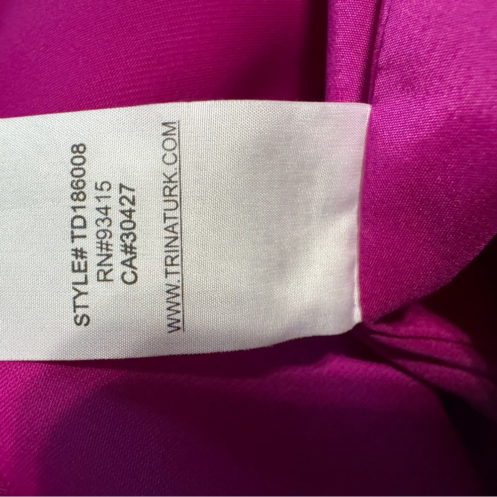 Trina Turk Felisha Chain Link Halter Dress in Dewberry - Picture 7 of 8